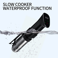 1800W IPX7 wodoodporna próżnia Sous Vide kuchenka zanurzeniowa cyrkulator dokładne gotowanie z cyfrowym wyświetlaczem LED grzałka wolnowar 4